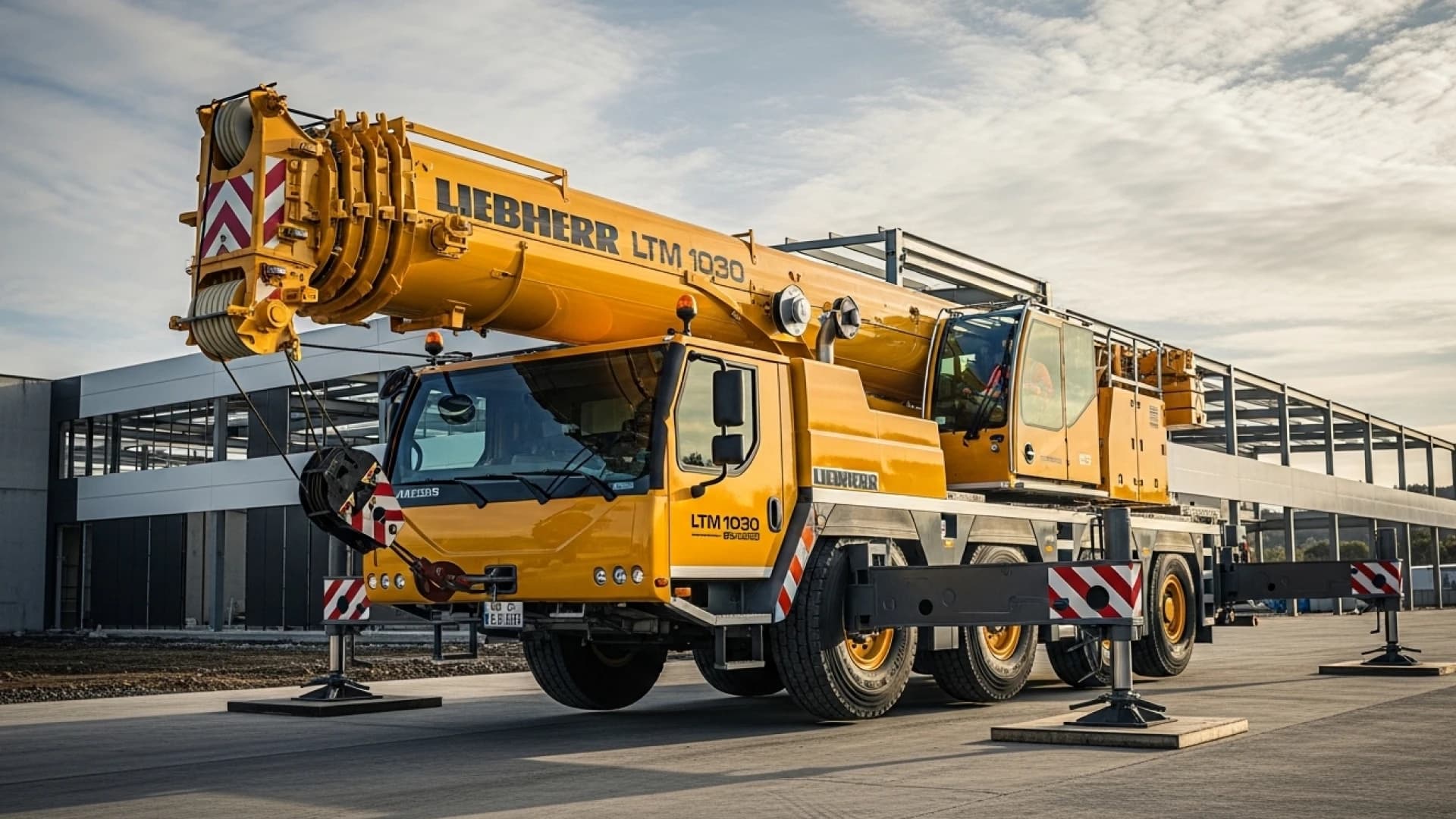 Automacara Liebherr in actiune